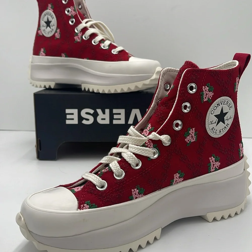 Converse WMNS High-Top Sneakers Platform A14885C RUN STAR HIKE HI DAYS AHEAD